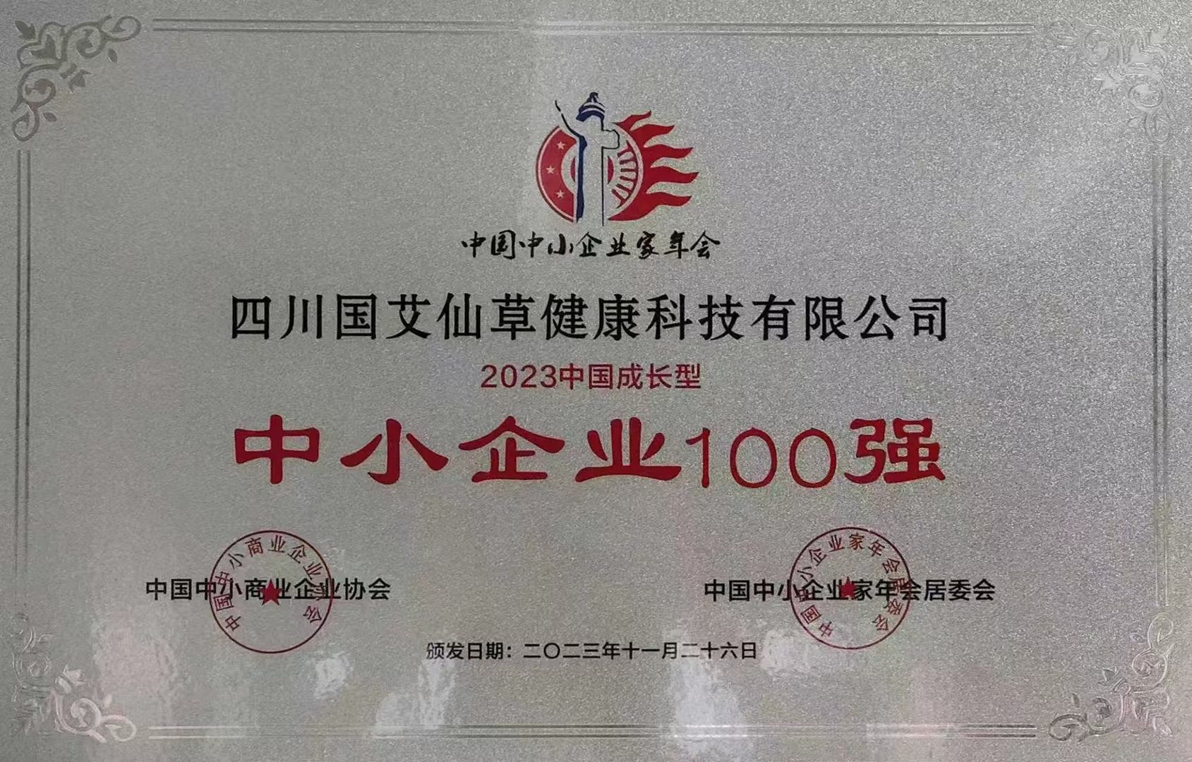 中国成长型中小企业100强