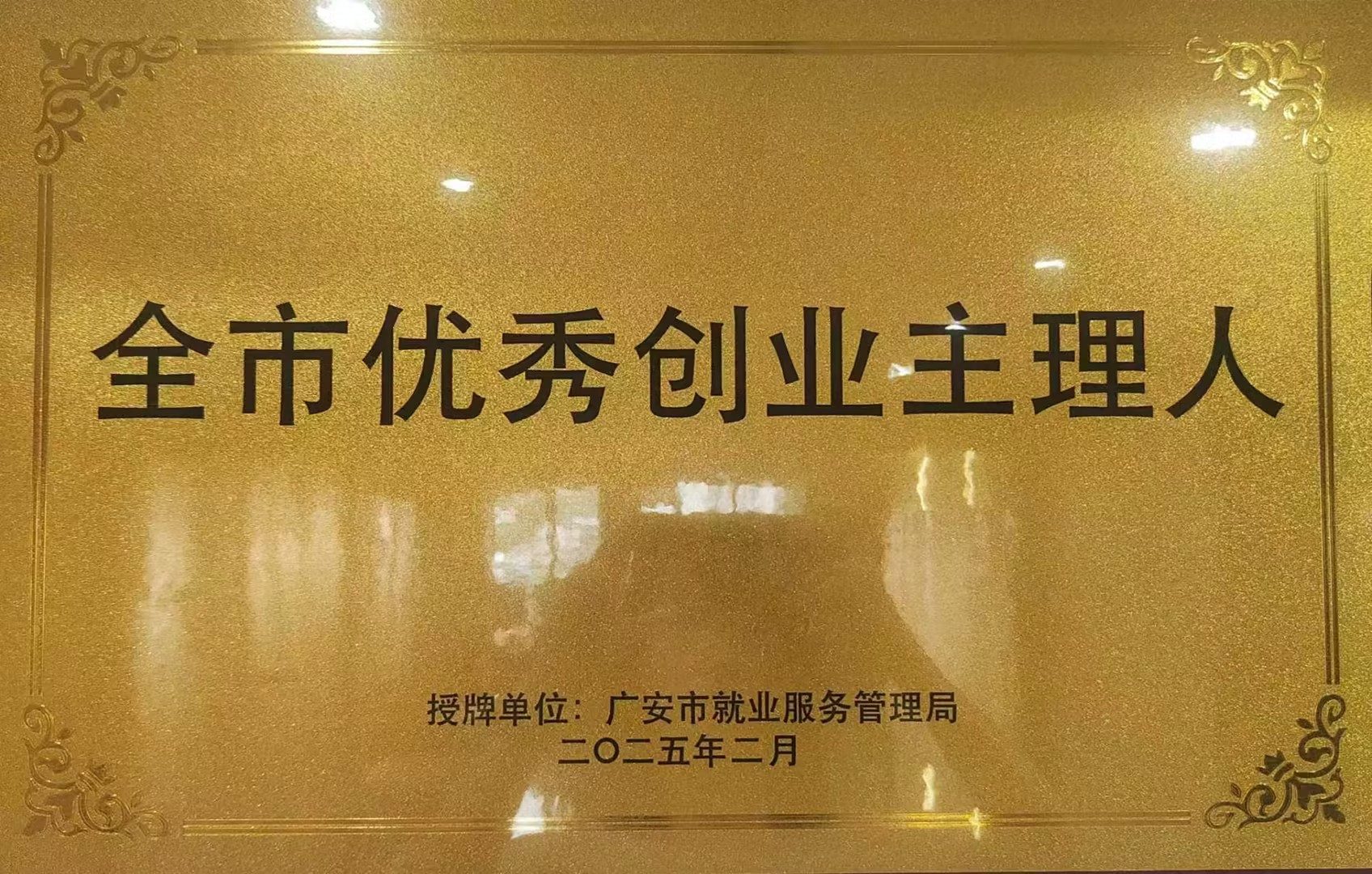 全市优秀创业经理人